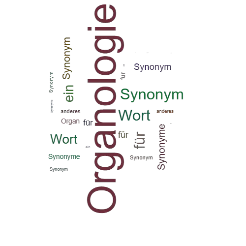 Ein anderes Wort für Organologie - Synonym Organologie