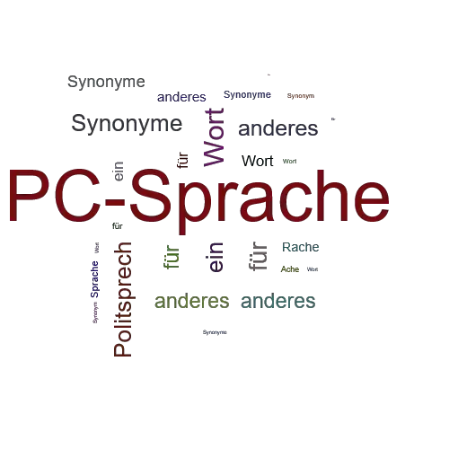 Ein anderes Wort für PC-Sprache - Synonym PC-Sprache