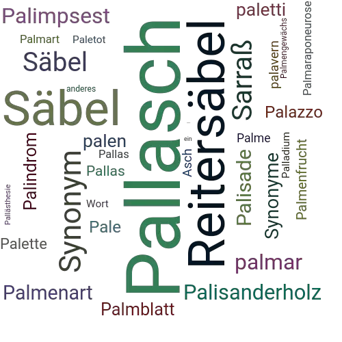 Ein anderes Wort für Pallasch - Synonym Pallasch