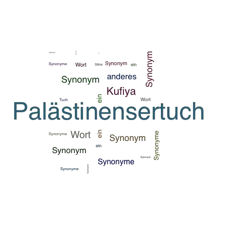 Ein anderes Wort für Palästinensertuch - Synonym Palästinensertuch