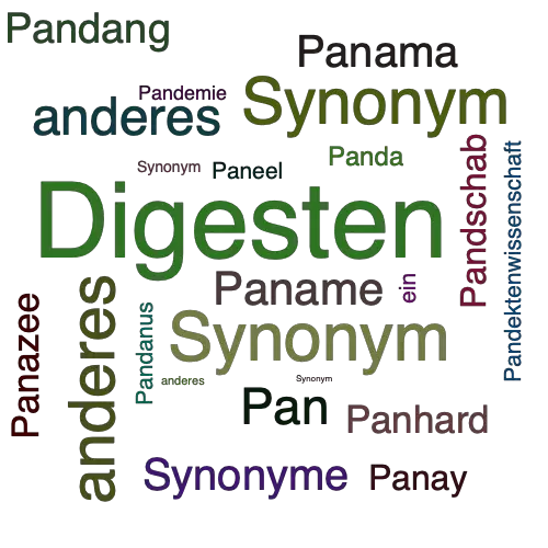 Ein anderes Wort für Pandekten - Synonym Pandekten