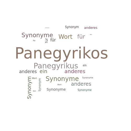 Ein anderes Wort für Panegyrikos - Synonym Panegyrikos