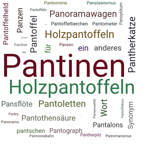 Ein anderes Wort für Pantinen - Synonym Pantinen