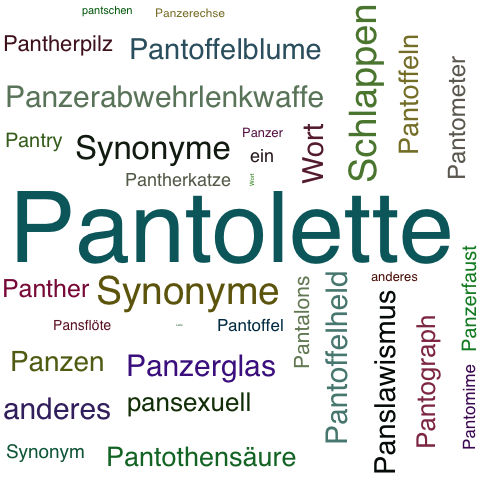 Ein anderes Wort für Pantolette - Synonym Pantolette
