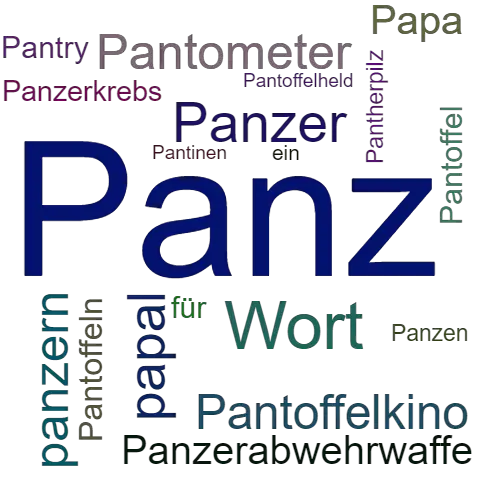 Ein anderes Wort für Panz - Synonym Panz