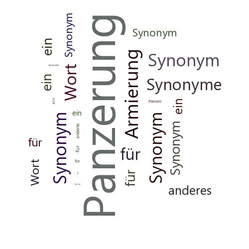 Ein anderes Wort für Panzerung - Synonym Panzerung