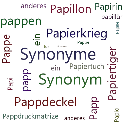 Ein anderes Wort für Papillitis - Synonym Papillitis