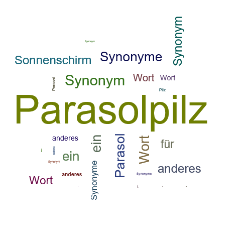 Ein anderes Wort für Parasolpilz - Synonym Parasolpilz