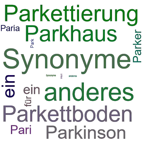 Ein anderes Wort für Parkbank - Synonym Parkbank