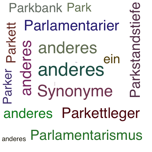 Ein anderes Wort für Parkinsonismus - Synonym Parkinsonismus