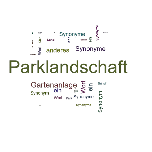Ein anderes Wort für Parklandschaft - Synonym Parklandschaft