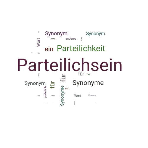 Ein anderes Wort für Parteilichsein - Synonym Parteilichsein