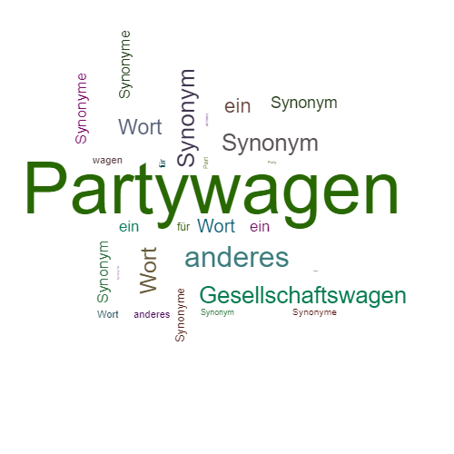 Ein anderes Wort für Partywagen - Synonym Partywagen