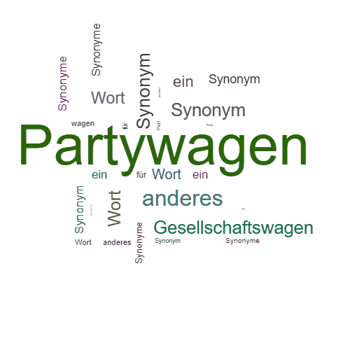 Ein anderes Wort für Partywagen - Synonym Partywagen