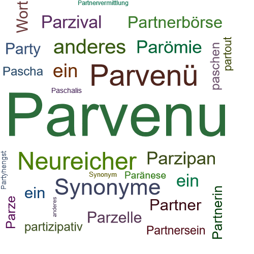 Ein anderes Wort für Parvenu - Synonym Parvenu
