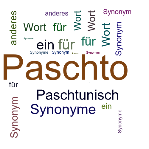 Ein anderes Wort für Paschto - Synonym Paschto