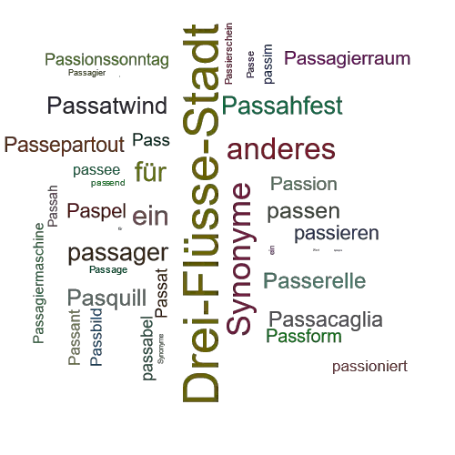 Ein anderes Wort für Passau - Synonym Passau