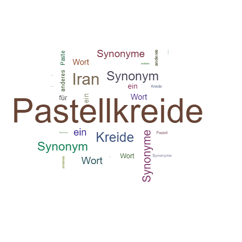 Ein anderes Wort für Pastellkreide - Synonym Pastellkreide