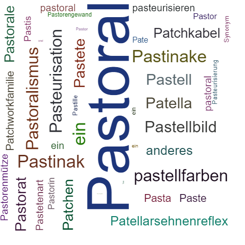 Ein anderes Wort für Pastoral - Synonym Pastoral