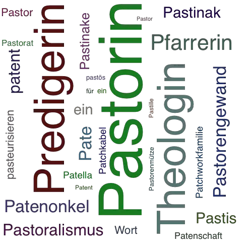 Ein anderes Wort für Pastorin - Synonym Pastorin