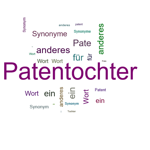 Ein anderes Wort für Patentochter - Synonym Patentochter