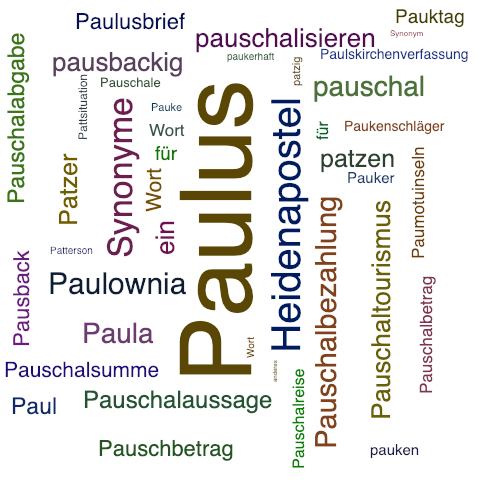 Ein anderes Wort für Paulus - Synonym Paulus