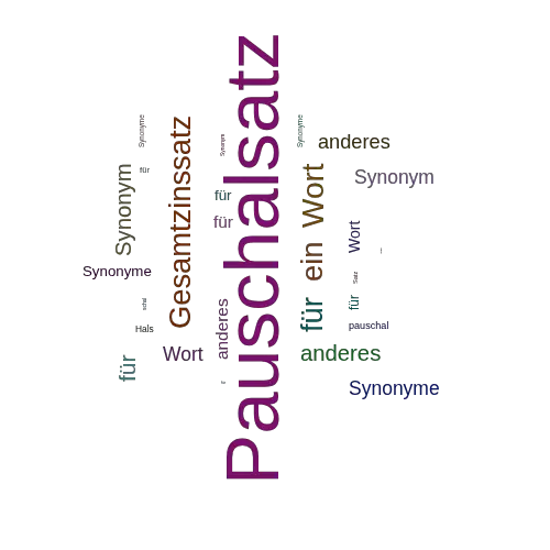 Ein anderes Wort für Pauschalsatz - Synonym Pauschalsatz