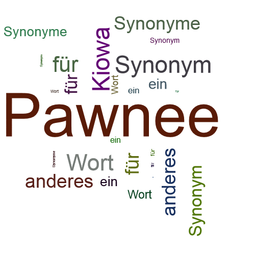 Ein anderes Wort für Pawnee - Synonym Pawnee
