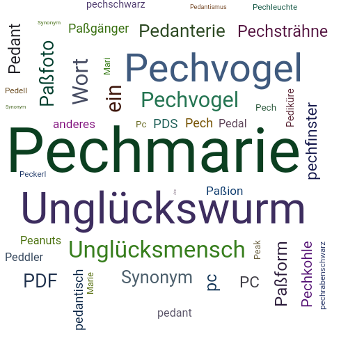 Ein anderes Wort für Pechmarie - Synonym Pechmarie