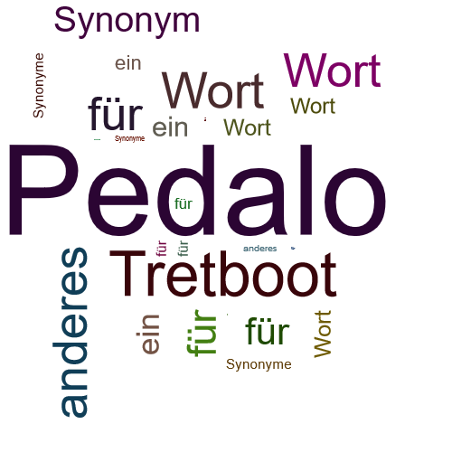 Ein anderes Wort für Pedalo - Synonym Pedalo