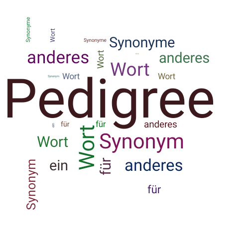 Ein anderes Wort für Pedigree - Synonym Pedigree
