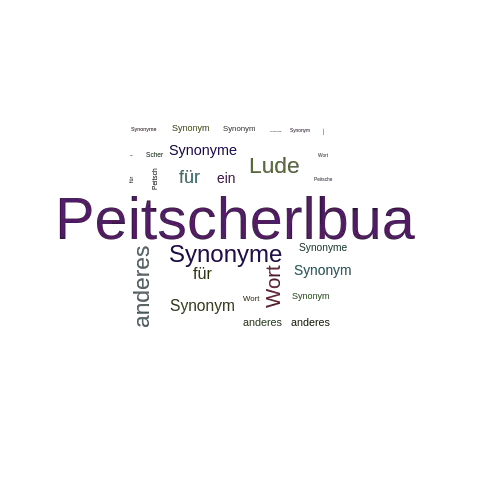Ein anderes Wort für Peitscherlbua - Synonym Peitscherlbua