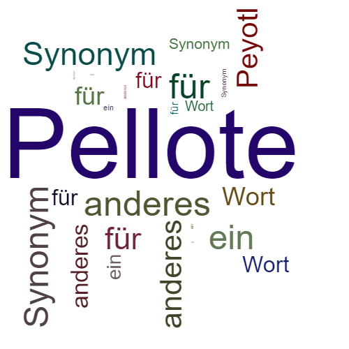 Ein anderes Wort für Pellote - Synonym Pellote