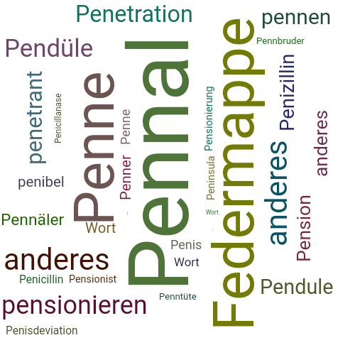 Ein anderes Wort für Pennal - Synonym Pennal