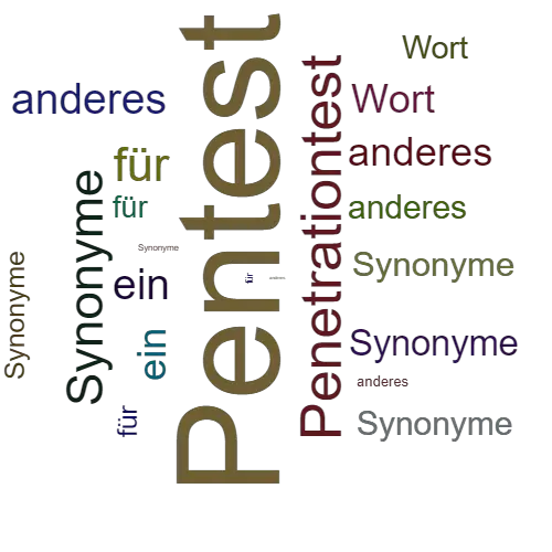 Ein anderes Wort für Pentest - Synonym Pentest