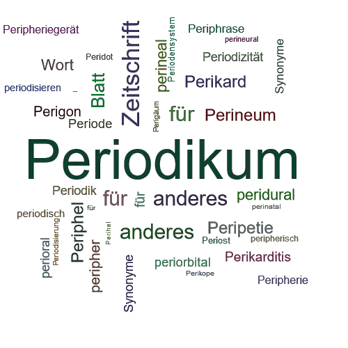 Ein anderes Wort für Periodikum - Synonym Periodikum