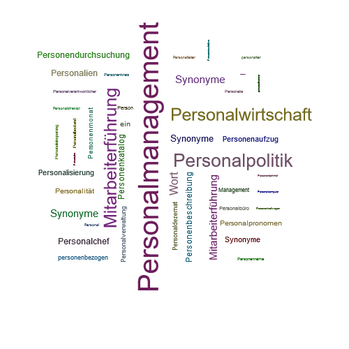 Ein anderes Wort für Personalmanagement - Synonym Personalmanagement