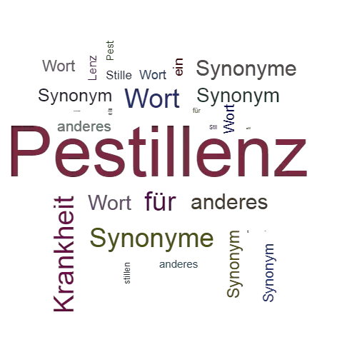 Ein anderes Wort für Pestillenz - Synonym Pestillenz