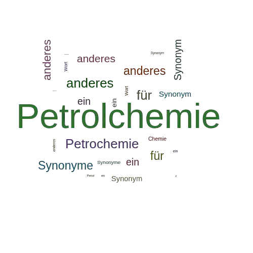 Ein anderes Wort für Petrolchemie - Synonym Petrolchemie