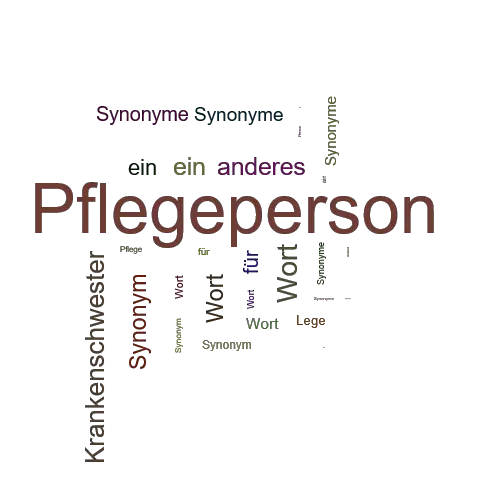 Ein anderes Wort für Pflegeperson - Synonym Pflegeperson