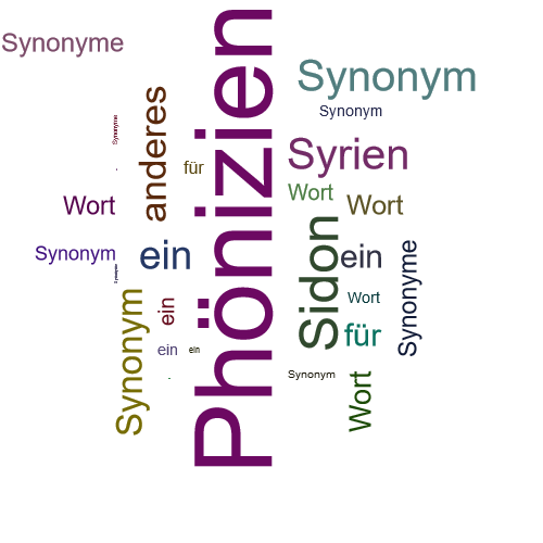 Ein anderes Wort für Phönizien - Synonym Phönizien