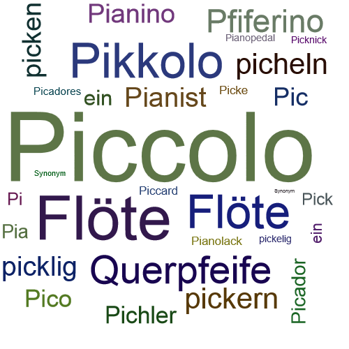 Ein anderes Wort für Piccolo - Synonym Piccolo
