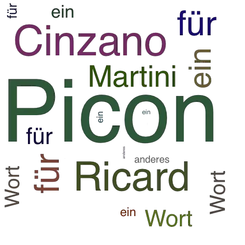 Ein anderes Wort für Picon - Synonym Picon