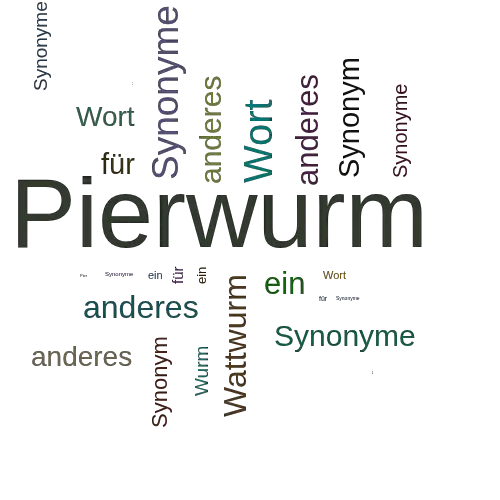 Ein anderes Wort für Pierwurm - Synonym Pierwurm
