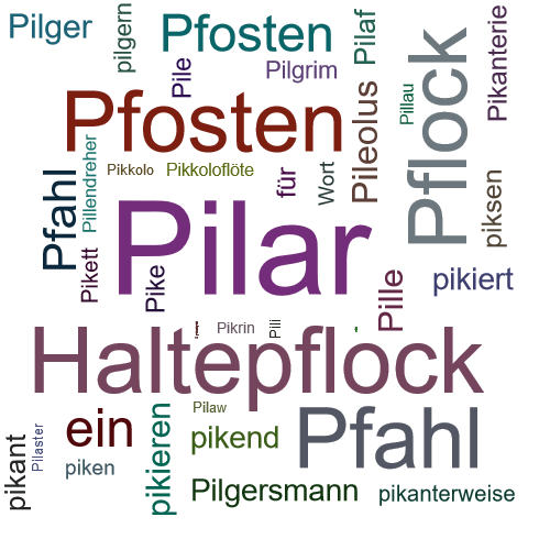 Ein anderes Wort für Pilar - Synonym Pilar