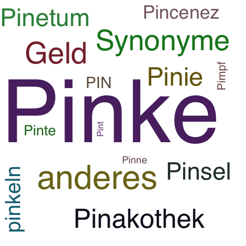 Ein anderes Wort für Pinke - Synonym Pinke