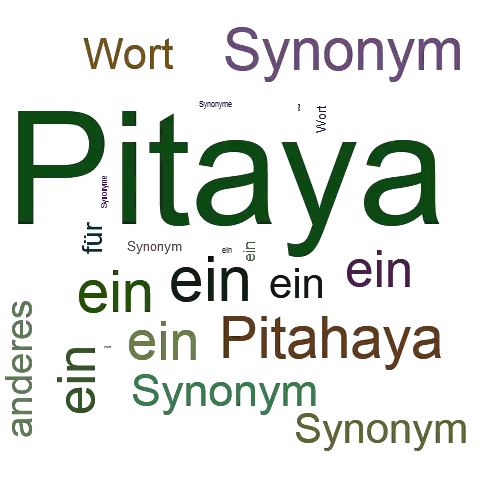 Ein anderes Wort für Pitaya - Synonym Pitaya
