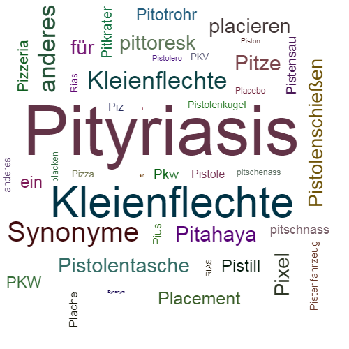 Ein anderes Wort für Pityriasis - Synonym Pityriasis