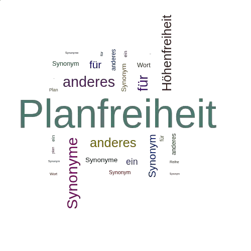 Ein anderes Wort für Planfreiheit - Synonym Planfreiheit