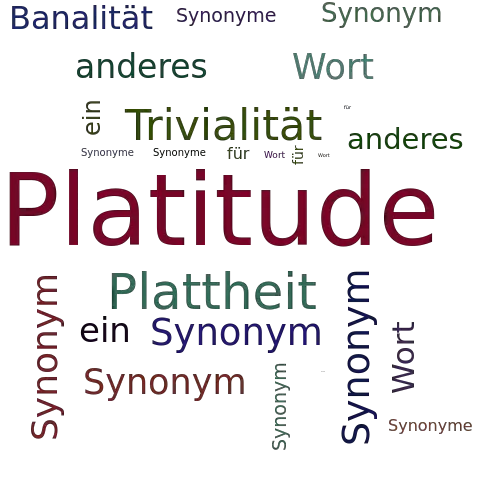 Ein anderes Wort für Platitude - Synonym Platitude